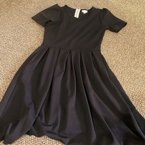 Lularoe Amelia dress plain black